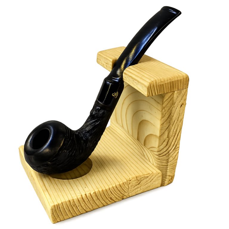 پیپ کاپیتان بلک مشکی حکاکی Captain Black Pipe Tobacco