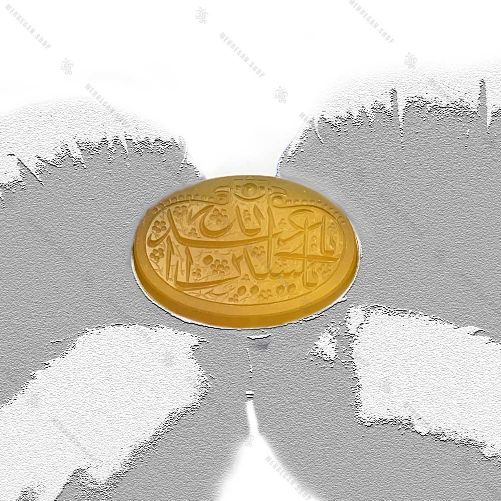 انگشتر نقره دست ساز عقیق زرد سیدالشهدا انگشتر نقره دست ساز عقیق زرد سیدالشهدا