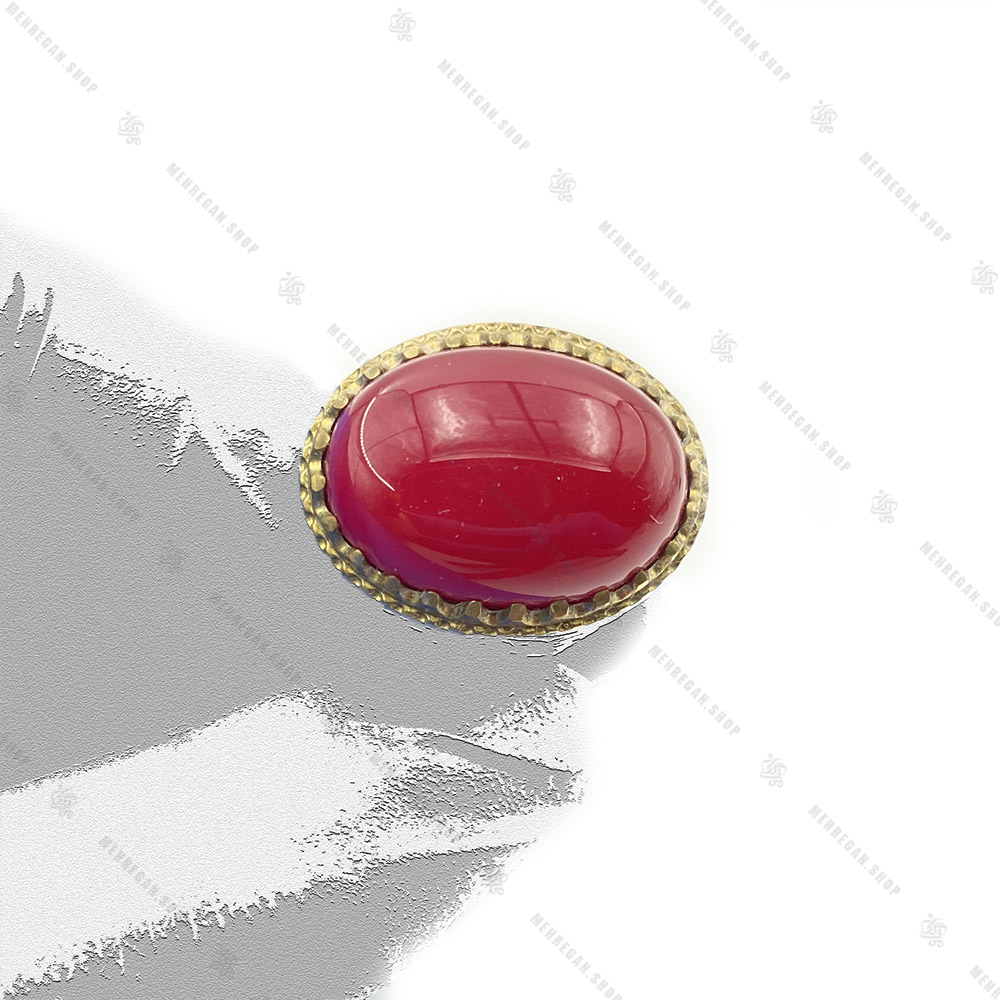 انگشتر نقره دست ساز ساده عقیق سرخ انگشتر نقره دست ساز ساده عقیق سرخ