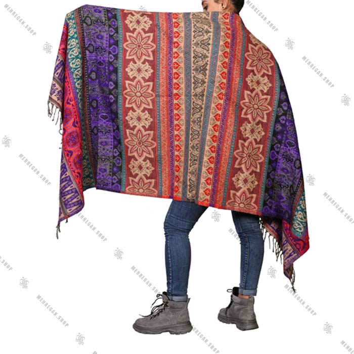 شال رودوشی و رویه لباس کد 7006 شال رودوشی و رویه لباس کد 7006