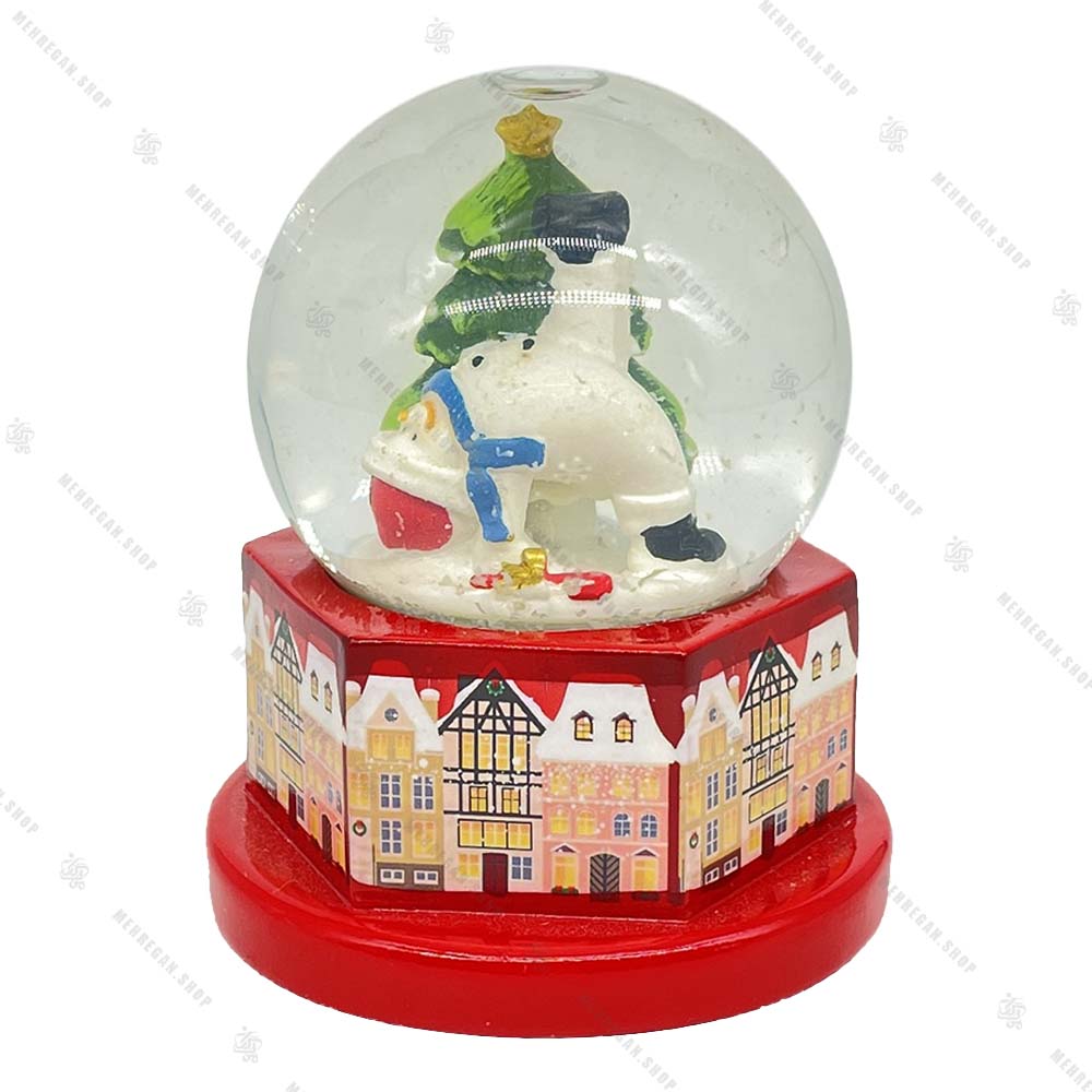 گوی برفی ساده مدل آدم برفی معلق گوی برفی ساده مدل آدم برفی معلق