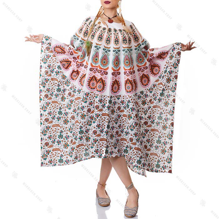 پانچو سنتی زنانه هیپی استایل – Tradition Hippie Poncho پانچو سنتی زنانه هیپی استایل – Tradition Hippie Poncho
