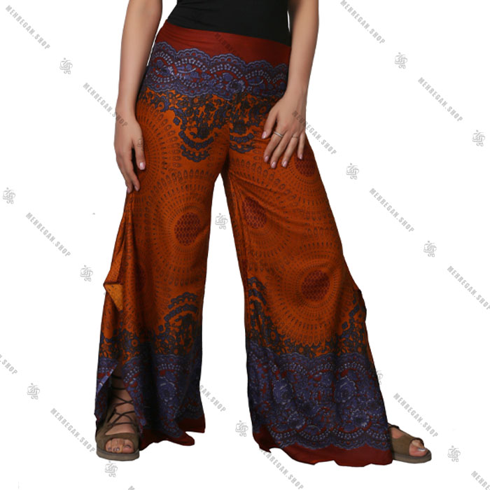 شلوار زنانه فیشرمن هیپی استایل مارون شلوار زنانه فیشرمن هیپی استایل مارون