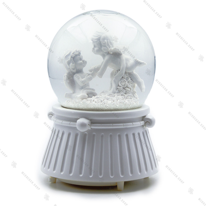 گوی برفی موزیکال فول طرح فرشته نگهبان گوی برفی موزیکال فول طرح فرشته نگهبان