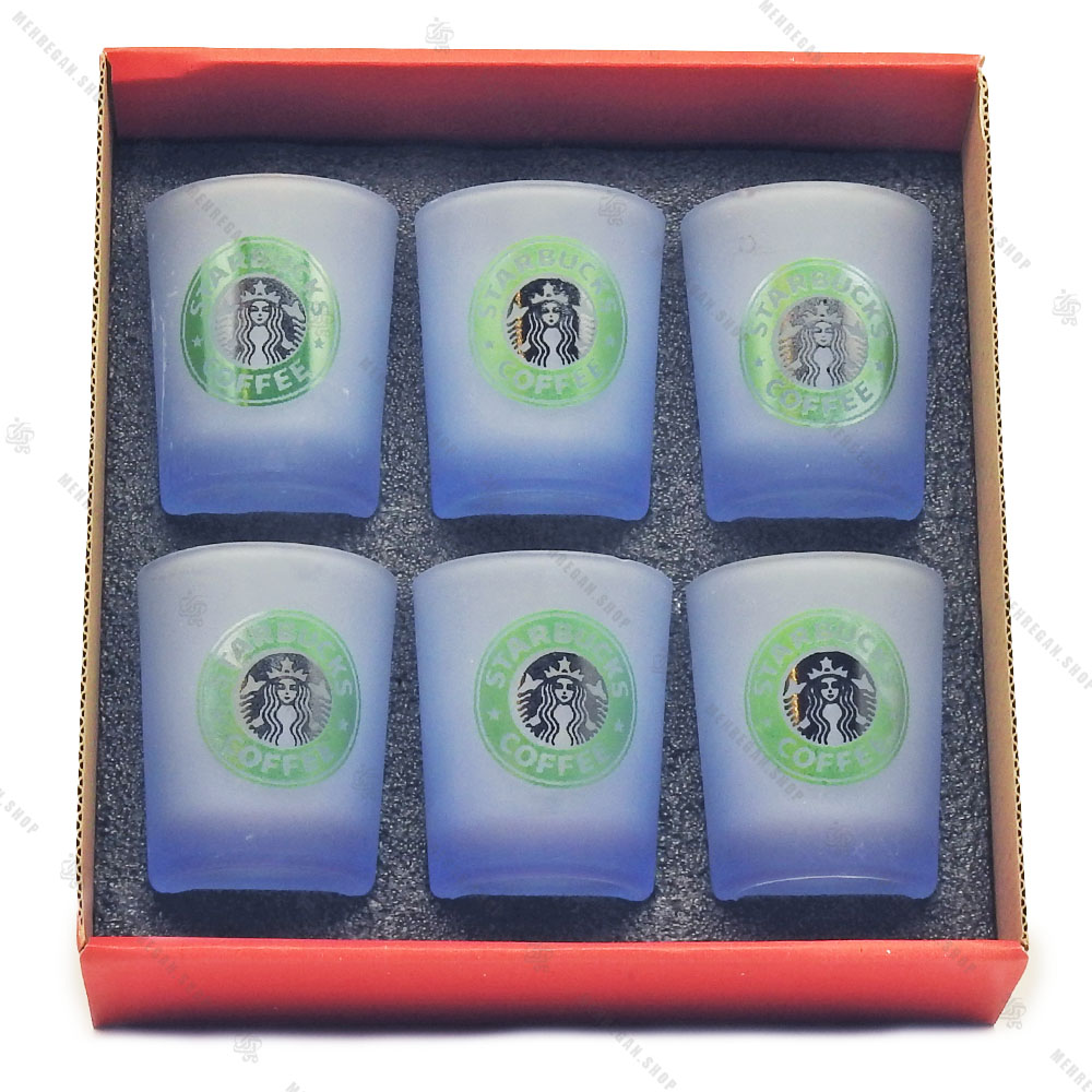 ست نوشیدنی 6 عددی مدل Star Bucks ست نوشیدنی 6 عددی مدل Star Bucks