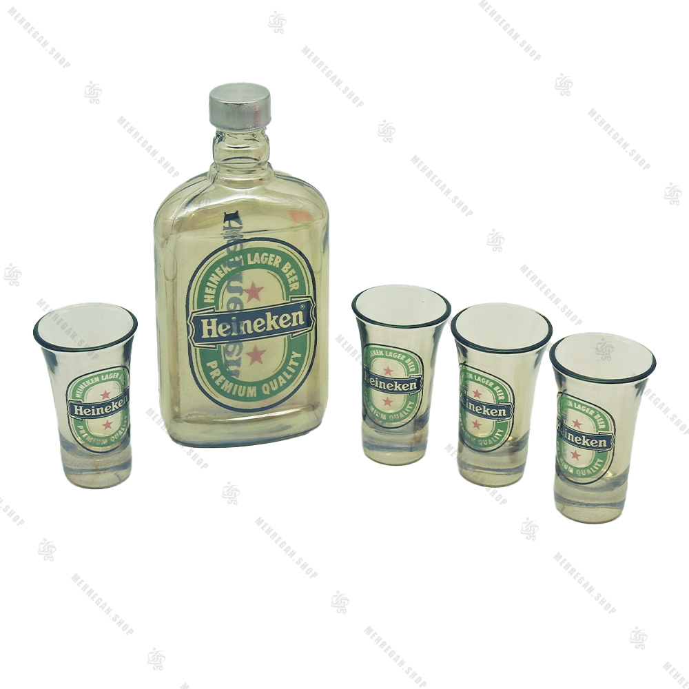 ست نوشیدنی شفاف 4 عددی مدل گرین اپل-Green Apple ست نوشیدنی شفاف 4 عددی مدل گرین اپل-Green Apple