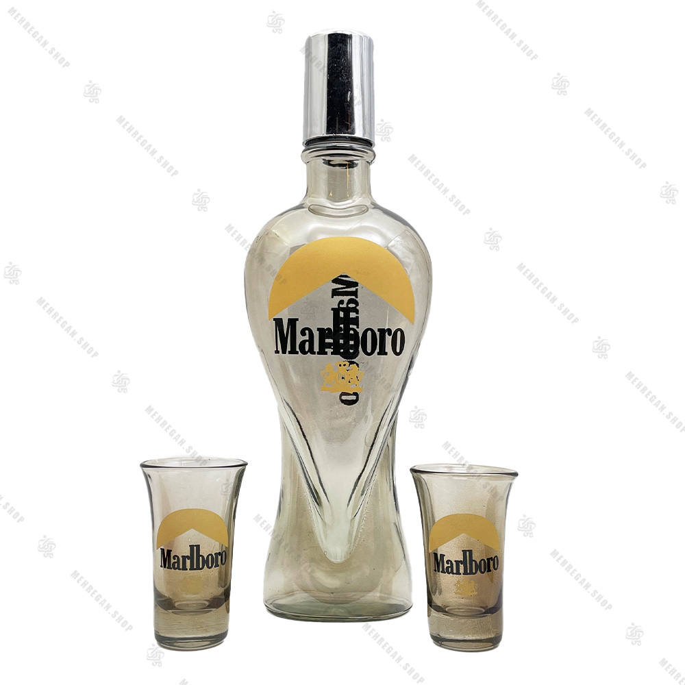 ست نوشیدنی با بطری شفاف مدل گرین اپل-Green Apple ست نوشیدنی با بطری شفاف مدل گرین اپل-Green Apple